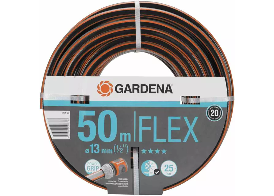Gardena Gartenschlauch Comfort Flex 13 mm (1/2") 50 m mit PowerGrip bis 25 bar
