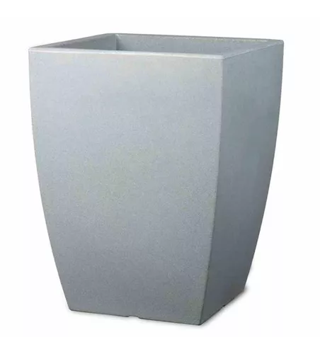 PP-Plastic Gefäß Bologna 45 stein, 45x45x60cm grau