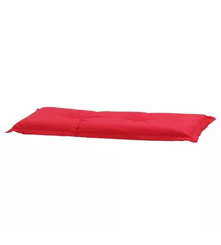Madison Auflage für Gartenbank 2-Sitzer 110 cm rot Baumwolle-Polyester