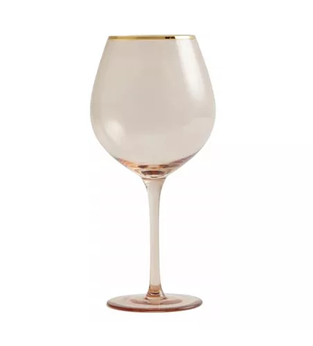  Goldie Weinglas mit Goldrand von NORDAL