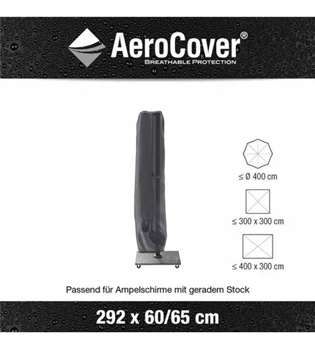 Aerocover Schutzhülle für Ampelschirm H292x60/65 cm