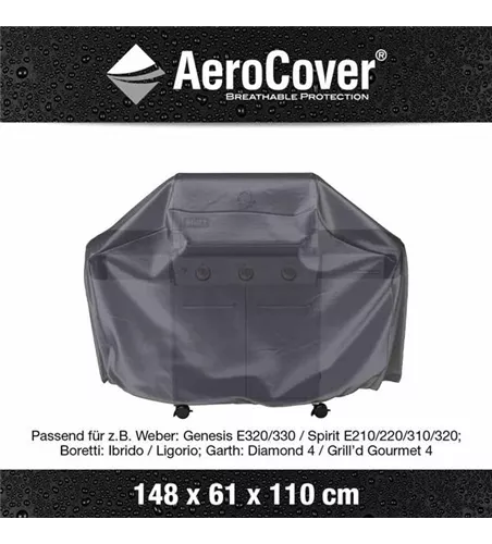 Aerocover Abdeckhaube Universal 148 x 52 x 101 cm
