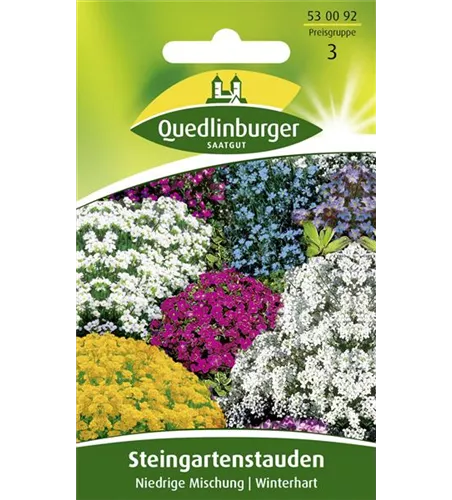 Steingartenstauden-Samen 'Niedrige Mischung'
