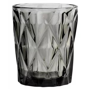 Trinkglas im Kristall-Look von NORDAL grau