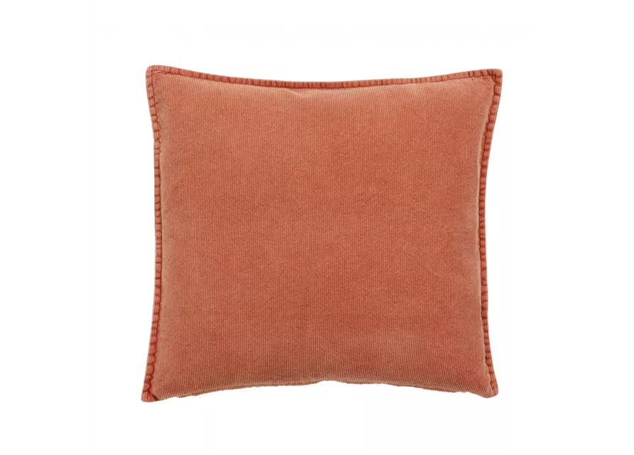 Kissen aus Cord 48x48 cm von Nordal pale orange blass orange