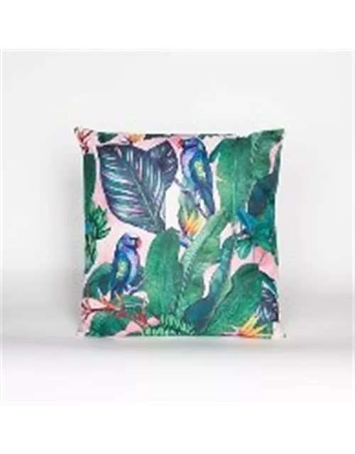 AUSSENKISSEN PAPAGEI/ROSA