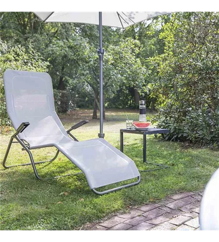 Siena Garden Kippliege Textilbezug 144 x 72,5 x 103,5 cm anthrazit