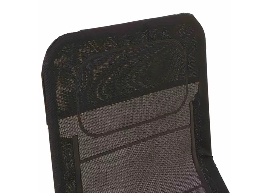 Siena Garden Kippliege Textilbezug in grau Anco 144 x 72,5 x 103,5 cm anthrazit