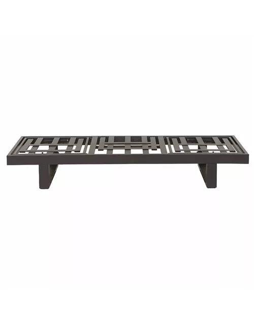 Siena Garden Avenia Loungbank 3-Sitzer anthrazit / taupe Aluminium