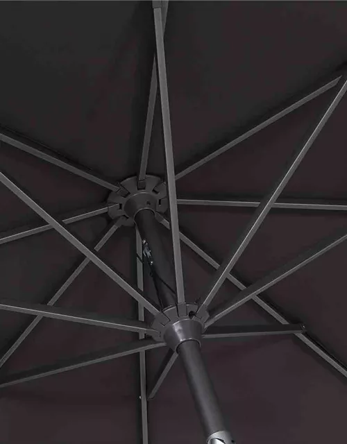 Siena Garden Avio Schirm 250x250 cm antharzit / anthrazit Aluminium 