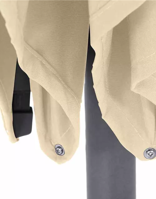 Siena Garden Avio Schirm 250x250 cm anthrazit / ecru Aluminium