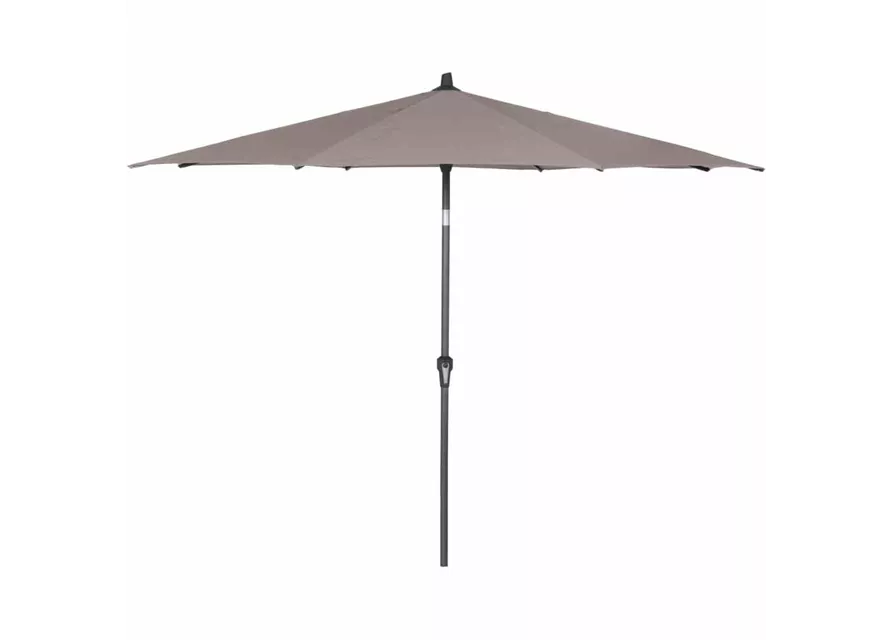 Siena Garden Avio Sonnenschirm Ø300 cm anthrazit / taupe Aluminium 