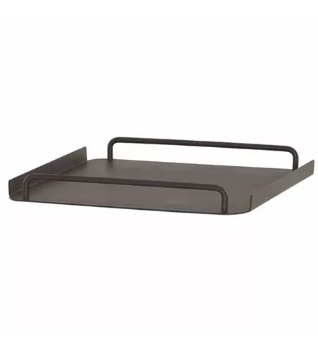 Siena Garden Bali Tablett 50 x 50 x 3,8 cm matt anthrazit Aluminium