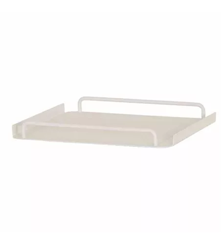 Siena Garden Bali Tablett 50 x 50 x 3,8 cm matt weiß Aluminium