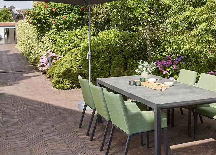 Siena Garden Avio Mittelstockschirm 300 x 200 cm anthrazit/anthrazit