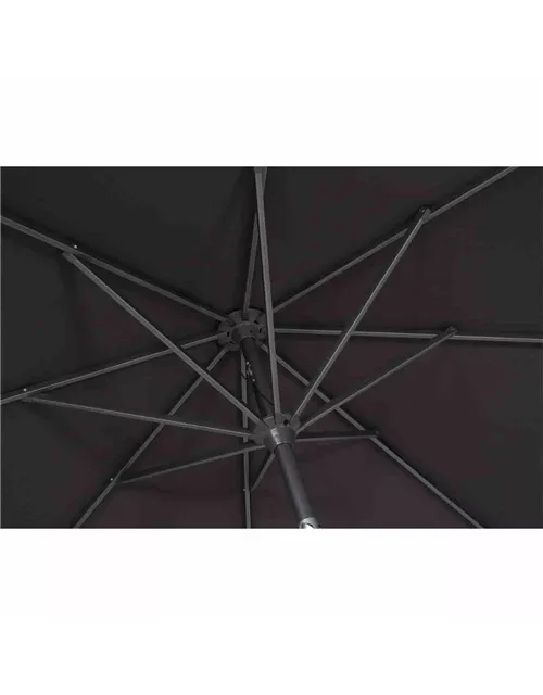Siena Garden Avio Sonnenschirm Ø300 cm anthrazit /anthrazit Aluminium 