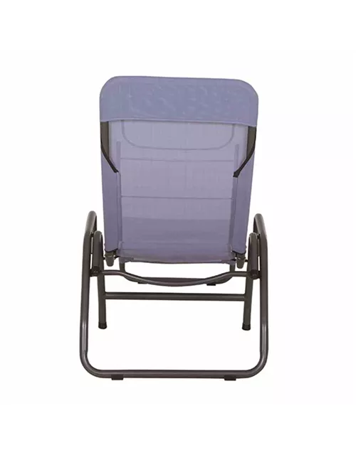 Siena Garden Kippliege Bito Textilbezug in taubenblau, 139 x 72 x 118 cm anthrazit