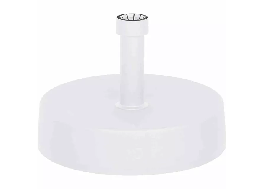 Siena Garden Schirmständer 40 kg, Ø 50x11 cm weiß Kunststoff 
