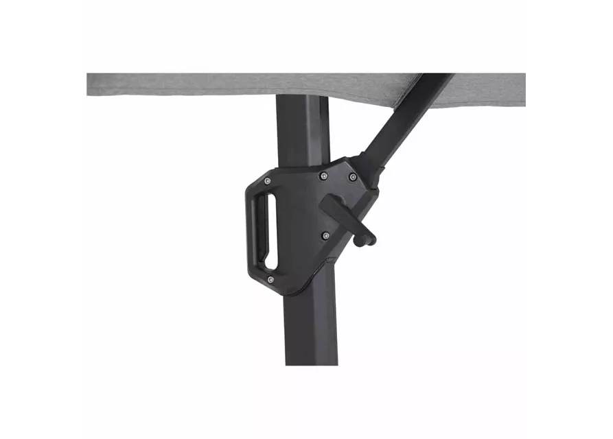 Siena Garden Cirrus Ampelschirm 300x400 cm anthrazit / grau