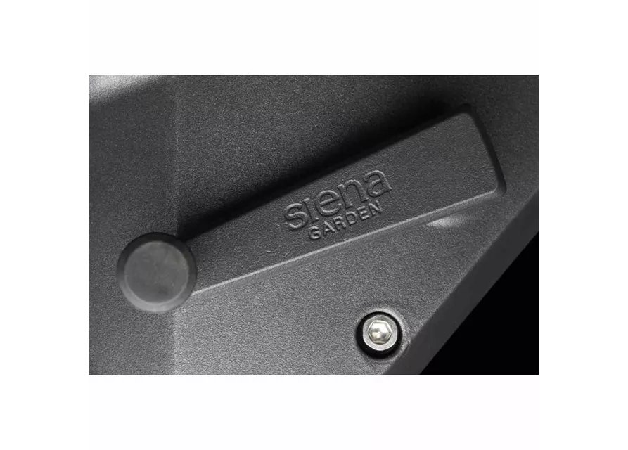 Siena Garden Cirrus Ampelschirm 300x400 cm anthrazit / schwarz