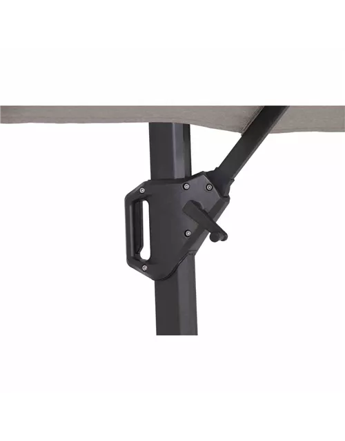 Siena Garden Cirrus Ampelschirm 300x400 cm anthrazit / taupe