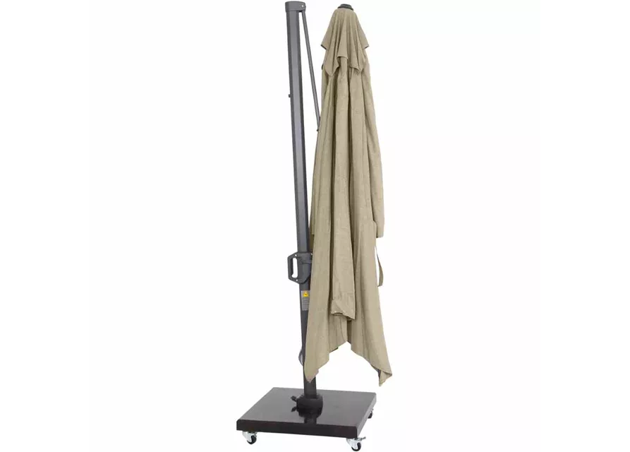 Siena Garden Cirrus Ampelschirm 300x400 cm anthrazit / taupe