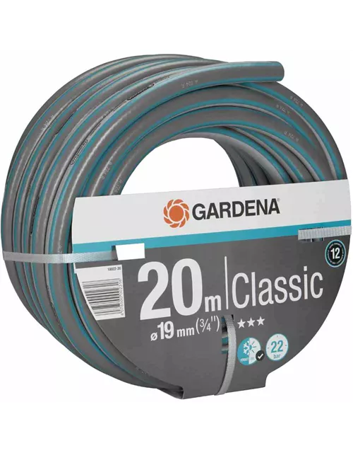 Gardena Gartenschlauch Classic 20 mm (3/4") 20 m bis 22 bar Gardena Gartenschlauch Classic 20 mm (3/4") 20 m bis 22 bar