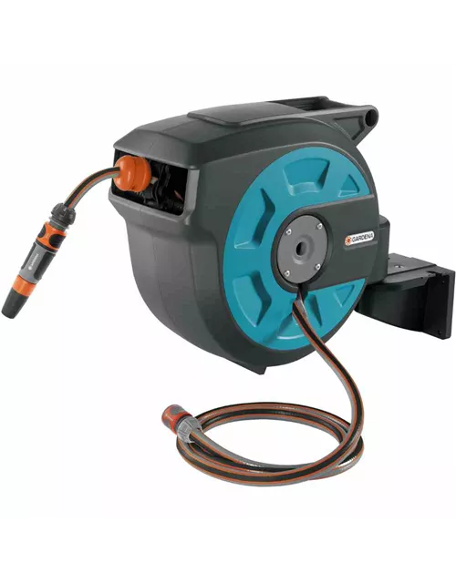 Gardena Wand-Schlauchbox 15 roll-up automatic mit 15 m Qualitätsschlauch