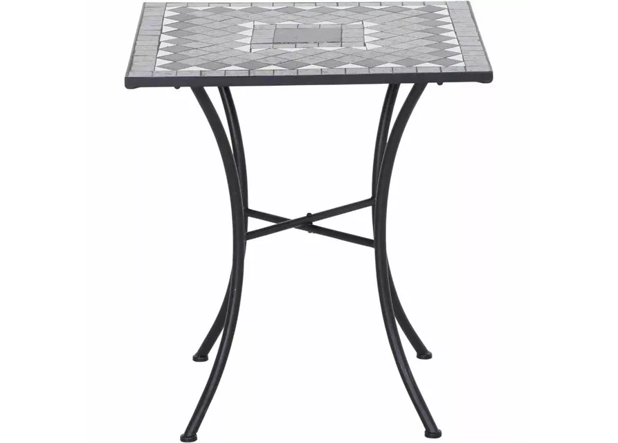 Siena Garden Como Mosaik Gartentisch 64x64x71cm Stahl/Keramik 