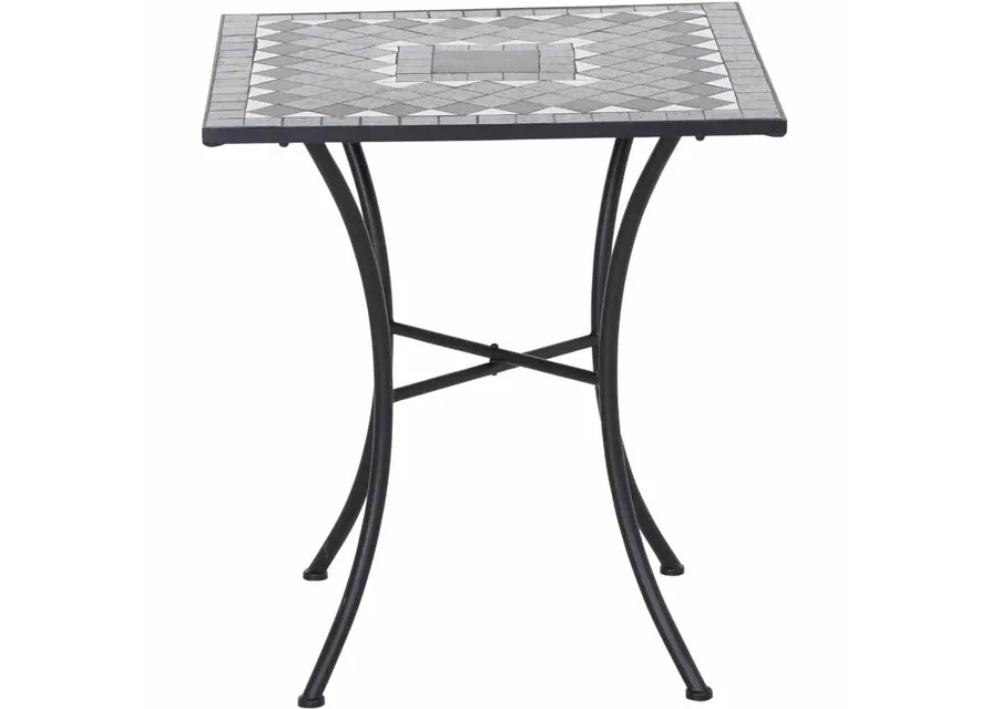 Siena Garden Como Mosaik Gartentisch 64x64x71cm Stahl/Keramik 