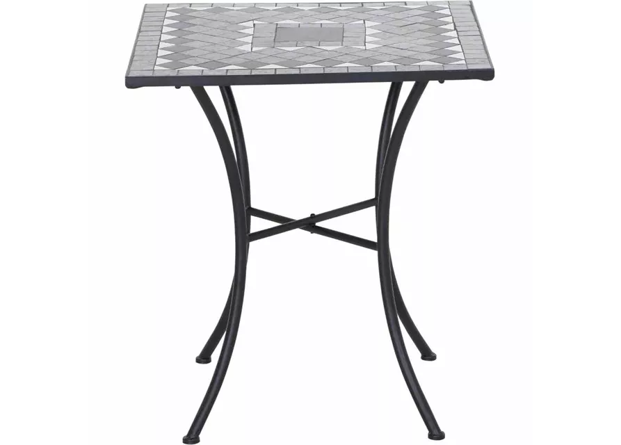 Siena Garden Como Mosaik Gartentisch 64x64x71cm Stahl/Keramik 