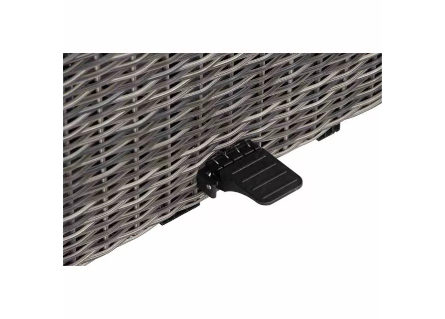 Siena Garden Corido Lifttisch 130x75cm Alu/Geflecht/Keramik 
