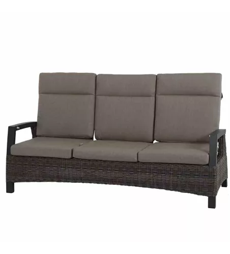 Siena Garden Corido 3-Sitzersofa inkl. Kissen Aluminium/Geflecht 