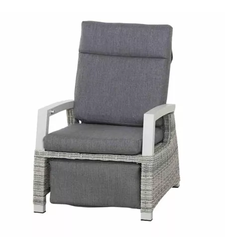 Siena Garden Corido Relax Loungesessel inkl. Kissen Aluminium/Geflecht 
