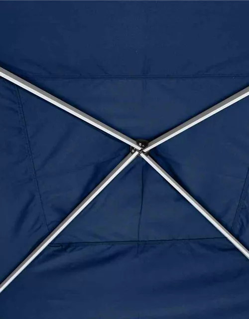 Siena Garden Faltpavillon quadratisch 300x300 cm weiß/blau