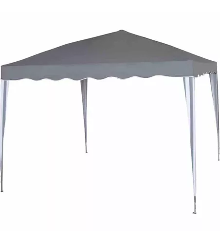 Siena Garden Faltpavillon 300x300x262cm grau Aluminium