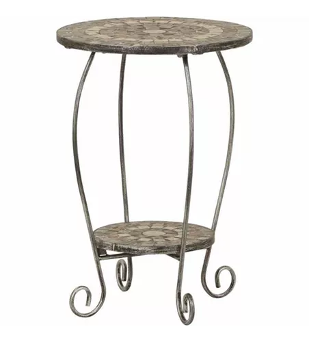 Siena Garden Felina Blumenständer Eisen/Naturstein-Mix 