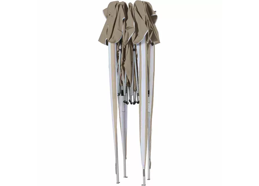 Siena Garden Faltpavillon 300x300x262cm taupe Aluminium