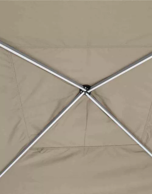 Siena Garden Faltpavillon 300x300x262cm taupe Aluminium