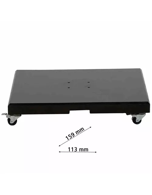 Siena Garden Schirmständer inkl. Rollen Ferona 90 kg, 76x76x13 cm schwarz