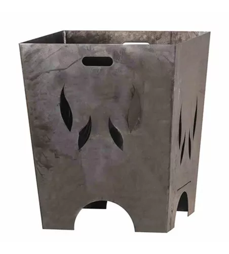 Siena Garden Feuerkorb FLAMIA, 40x40x60cm anthrazit Stahl