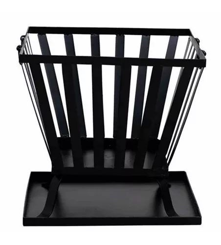 Siena Garden Feuerkorb Torino, 44x44x37cm schwarz Stahl