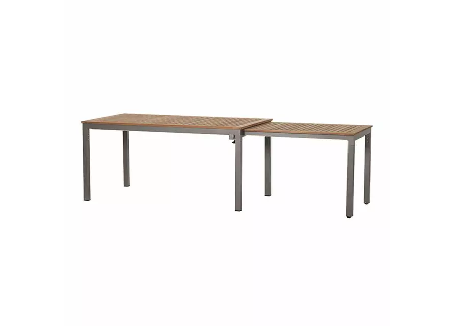 Siena Garden Geneva Ausziehtisch 160/260x90cm Alu/Teak 