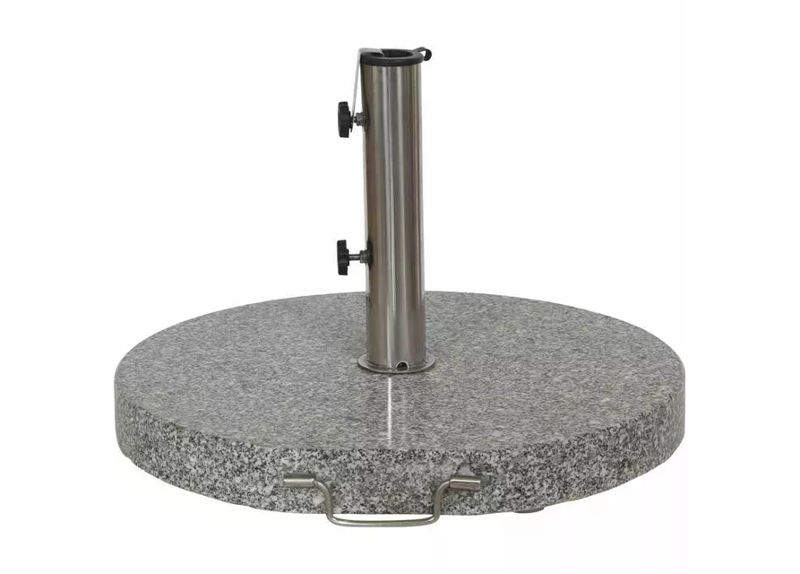Siena Garden Schirmständer Granit rund mit Griff + Rollen 40 kg 