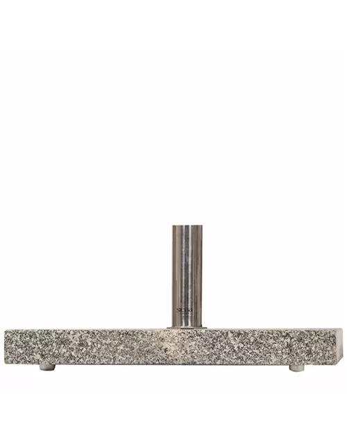 Siena Garden Schirmständer Granit 54x54x5,5 cm 45 kg, hellgrau