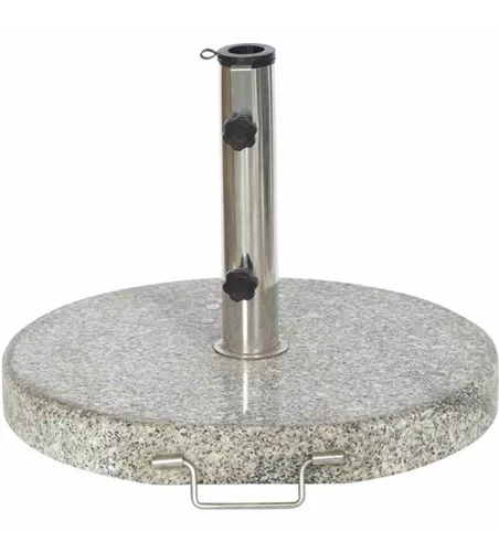 Siena Garden Schirmständer Granit Ø 50x5,5 cm 30 kg hellgrau
