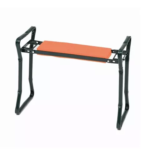 Siena Garden Knie- und Sitzbank 59x27x50 cm orange und grün Stahl