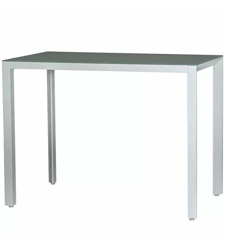 Siena Garden Bartisch Lardo, 140x80x104 cm matt weiß