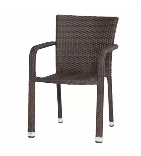 Siena Garden Stapelsessel Minas, 60x56x83 cm maron 