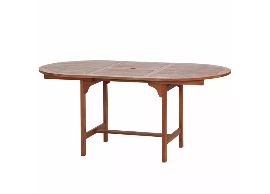 Siena Garden Ausziehtisch Nassau, 120/170x100x74 cm aus Eukalyptusholz FSC® 100%